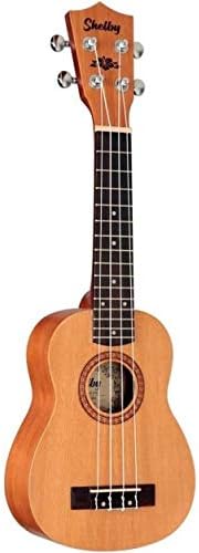 Shelby SU21M Ukulele Soprano Mogno Acetinado
